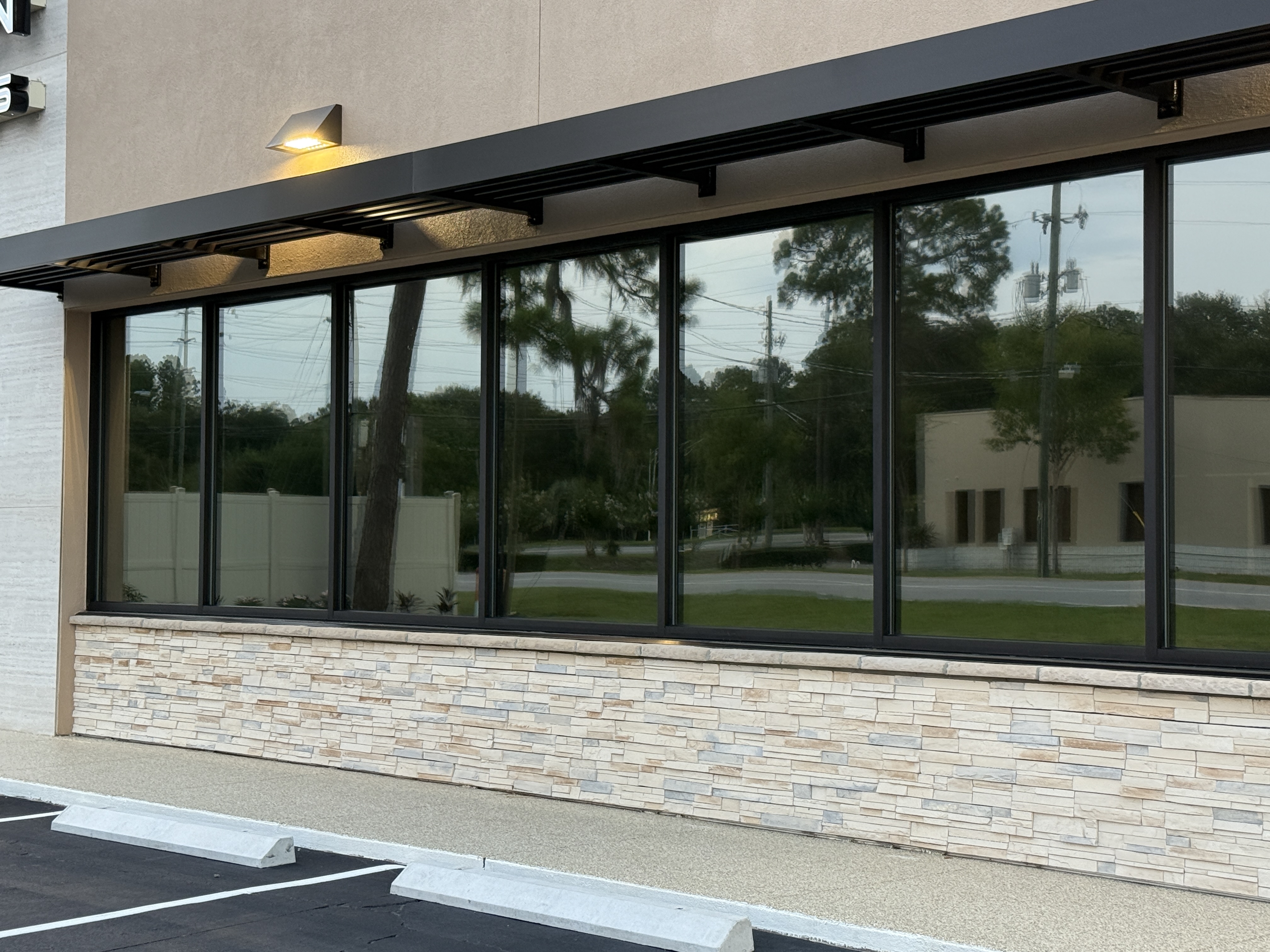 Crystal clear office windows